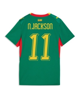 Billige Fotballdrakt Senegal Nicolas Jackson #11 Replika Bortedrakt Dame VM 2026 Kortermet Billige Fotballdrakt Senegal Nicolas Jackson #11 Replika Bortedrakt Dame VM 2026 Kortermet